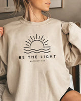 SELENE - "BE THE LIGHT" Sweatshirt in Khaki