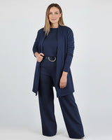 Aurelia | Elegantes 3-teiliges Set in Marine