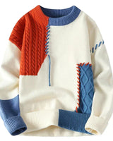 FINLEY – Hochwertiger Strickpullover für stilvolle Momente in Orange