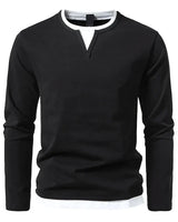 Alwin | Premium Longsleeve aus gekämmter Baumwolle in Schwarz