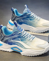 Herren Sneaker Chunky Sohle - Auron in Weiß Blau