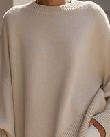 Maglione – Oversize-Pullover in Beige