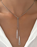 Zilana – Vintage-Halskette mit Anhänger in Silber