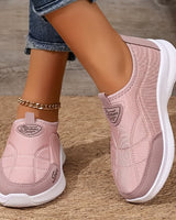 Solirae - Stützender orthopädischer Walking-Sneaker in Rosa