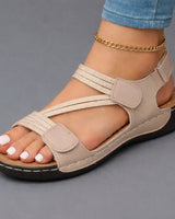 Sarah | Leichte orthopädische Sandale für Damen in Beige