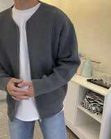 Federico™ - Trendige Strickjacke in Grau