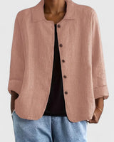 Rilayne - Leichtes Top mit Soft-Touch in Pink