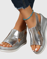 Veronica | Orthopädische Sandale für Damen in Silber