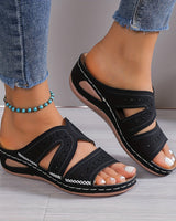 Eliana | Orthopädische Sandalen für optimalen Komfort in Schwarz