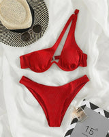 Ocean Chic - Bikini-Set im brasilianischen Stil in Rot