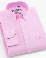 Albert | Klassisches gestreiftes Hemd in Rosa