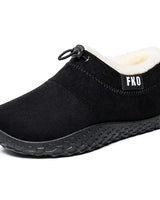 Kamira – Bequeme Schuhe Aus Kunstfell in Schwarz