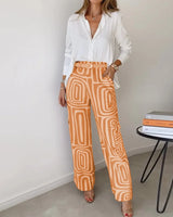 Iris |  Zweiteiliges Set in Orange