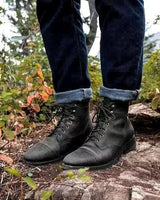 Jason™ | Lederschuhe in Schwarz