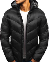 CAN - Elegante und Trendige Winterjacke in Schwarz