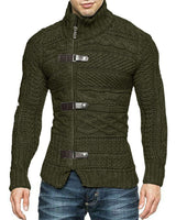 OSCAR KLASSICH STRICKPULLOVER in ARMY