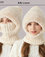 Zarte Fleece Wintermütze - Kimberly in Beige