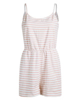Damen stylischer Jumpsuit mit verstellbaren Trägern und Gummizug in der Taille Drune in Rosa