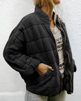 Sophia™  | Luxuriöse Steppjacke in Schwarz
