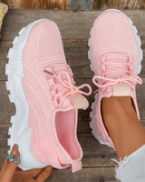 Eshara - Orthopädische Bequeme Sneaker in Rosa