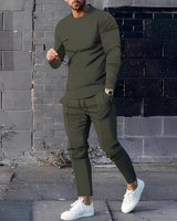 Adelard - Herren-Set mit Pullover und Hose in Grün