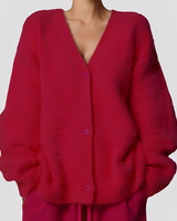 Lavena - Bequemer Pullover in Rot