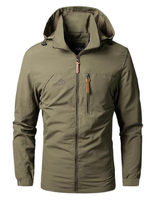 Wasserdichte winddichte Jacke - FENDLER in Khaki