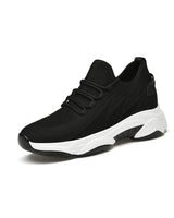 Kevin | Höhensteigernde Sneaker +10CM in Schwarz +10CM