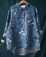 Sarah | Blumenmuster Peasant Bluse in Blumenmuster 10