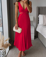 Zoe  | Traumhaftes Maxikleid in Rot