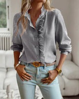 Rosilda | Elegante Bluse in Grau