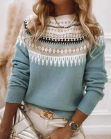 Florita | Eleganter Winterpulli in Blau