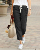 Yashara - Alltags Hose Mit Geradem Bein in Schwarz