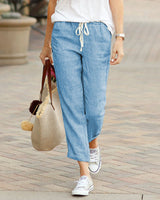 Yashara - Alltags Hose Mit Geradem Bein in Blau