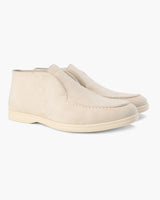 Keynes - Hohe Wildleder Hausschuhe in Beige