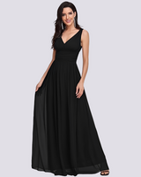 Maddie - Elegantes, ärmelloses Abendkleid für Damen in Schwarz