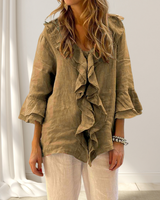 Raffaella | Elegante Bluse in Braun