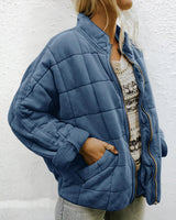 Sophia™  | Luxuriöse Steppjacke in Blau