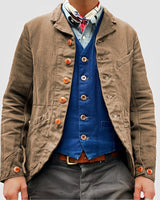 Rick - Lässige Mehrtaschenjacke in Khaki