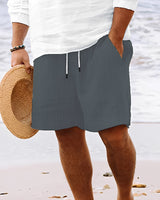 Edward - Lässige, leichte Shorts für Herren in Grau