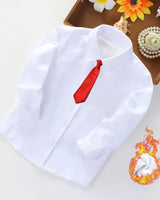 Damen Elegantes Langarmhemd mit weicher Innenseite Drune in Rot