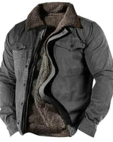 Ahvin | Klassische Westernjacke für zeitlosen Stil in Dunkelgrau
