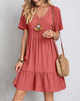 Rivelia - luftiges Sommerkleid in Rot