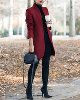 Jazmin - Bequemer Blazer in Rot
