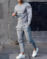 Adelard - Herren-Set mit Pullover und Hose in Grau