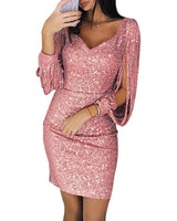Leena – Elegantes, lässiges Minikleid in Rosa