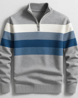 Gestreifter LORVEN Pullover in Grau