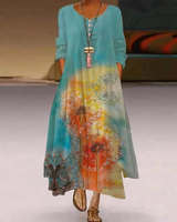 Anouk – Luftiges Baumwollkleid in Himmelblau