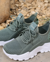 Eshara - Orthopädische Bequeme Sneaker in Grün