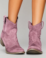 Claudia™ | zeitlose Stiefeletten in Violett